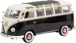 1:18 Volkswagen VW T1 Samba Bus year 1959-1963 black / White
