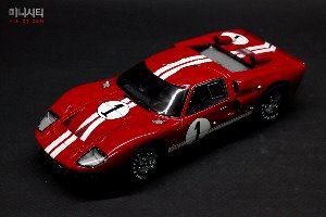 1:18 1966 ford gt 40 mk II 1#/407 red/white